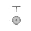 Picture of THUMB TACKS (PINS) SILVER 50 PIECES